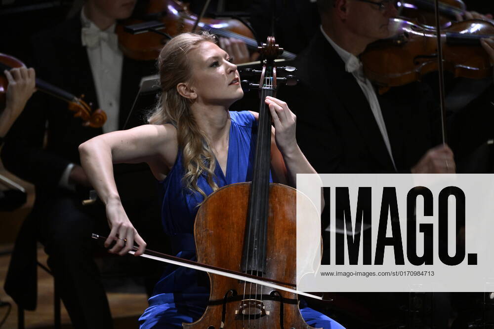STOCKHOLM 20221018 Cellist Amalie Stalheim during the awarding of the Birgit Nilsson Prize at the Concert Hall on Tuesday evening Stockholm Sweden