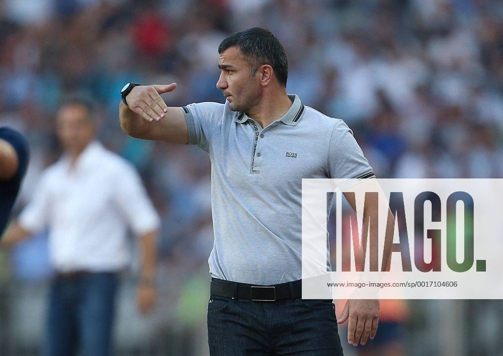SOCCER - CL, Qarabag vs RBS BAKU,AZERBAIJAN,30.JUL.14 - SOCCER - UEFA Champions League, qualifying, Qarabag Agdam FK vs Red Bull Salzburg. Image shows head coach Gurban Gurbanov (Qarabag).