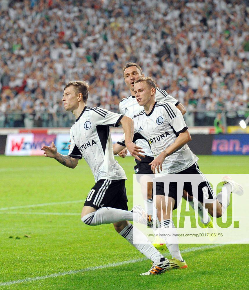 Torjubel JAKUB KOSECKI CL Quali Legia Warsaw - Celtic Glasgow Torjubel JAKUB KOSECKI 20140730LUK159