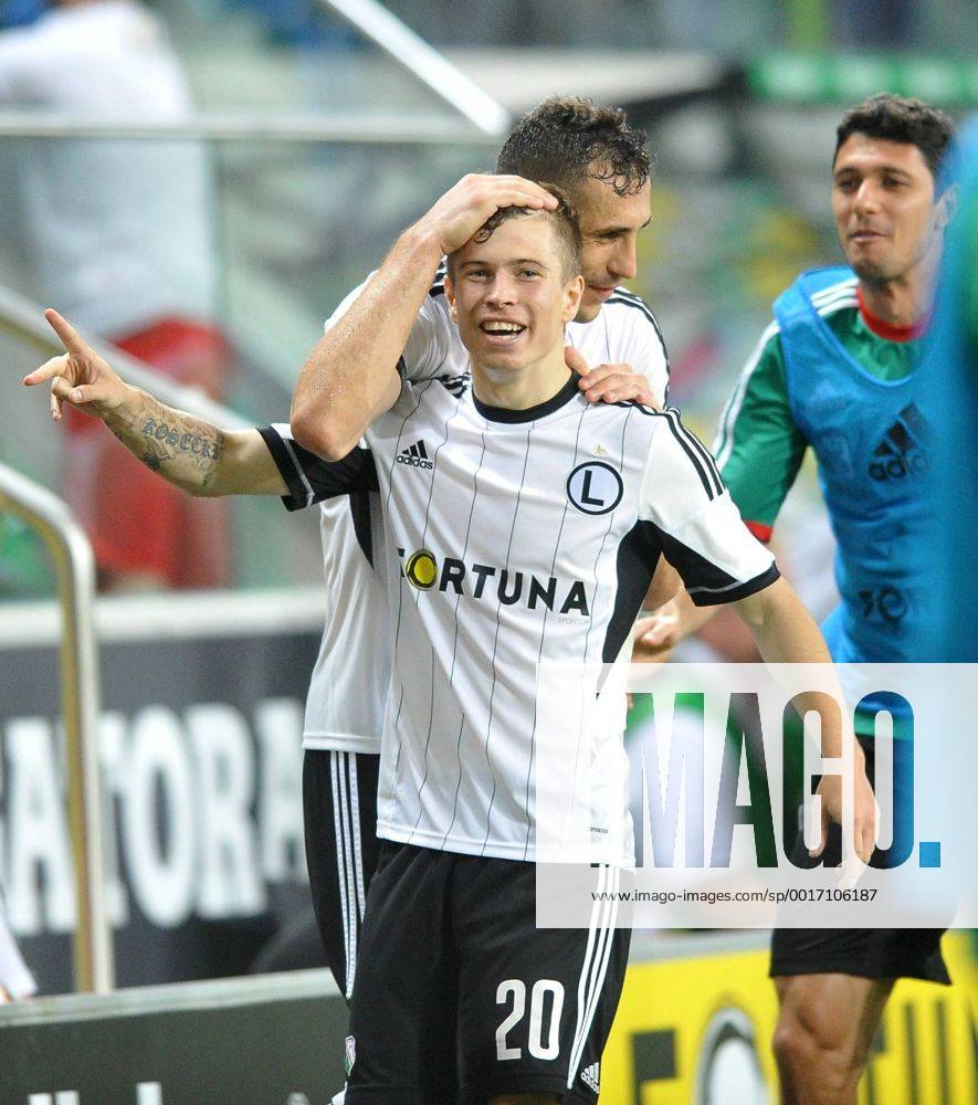 Torjubel JAKUB KOSECKI CL Quali Legia Warsaw - Celtic Glasgow Torjubel JAKUB KOSECKI 20140730LUK154
