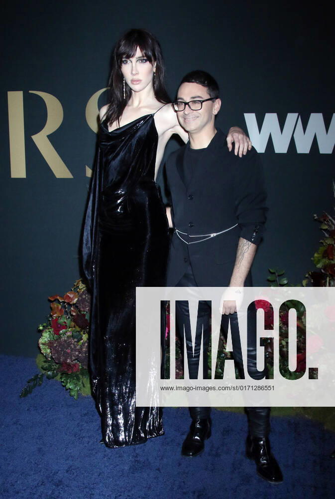 NEW YORK, NY- OCTOBER 25: Teddy Quinlivan and Christian Siriano at the WWD 2022 Honors Awards at Cipriani South Street in New York City on October 25, 2022.