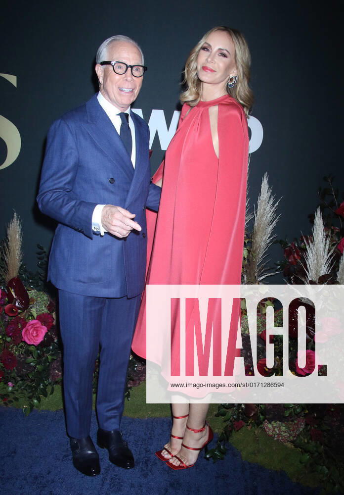 NEW YORK, NY- OCTOBER 25: Tommy Hilfiger and Dee Ocleppo Hilfiger at the WWD 2022 Honors Awards at Cipriani South Street in New York City on October 25, 2022.