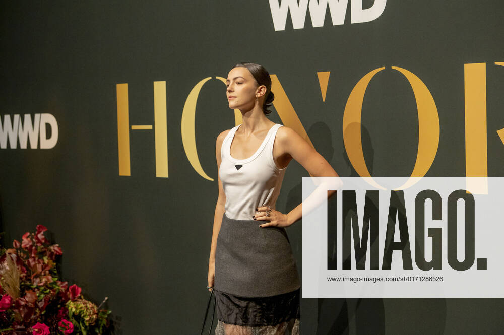 Ella Hunt attends the 2022 WWD Honors at Cipriani South Street in New York City. New York United States - ZUMAs197 20221025_zaa_s197_306