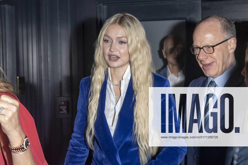 Gigi Hadid attends 2022 WWD Honors at Cipriani South Street in New York City. New York United States - ZUMAs197 20221025_zaa_s197_333