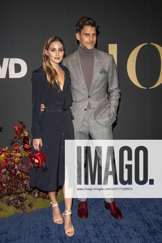 Olivia Palermo and Johannes Huebl attend the 2022 WWD Honors at Cipriani South Street in New York City. New York United States - ZUMAs197 20221025_zaa_s197_290