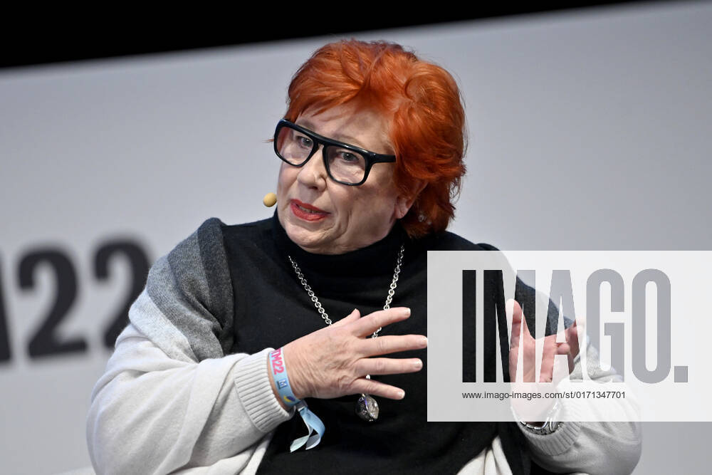 TV-Richterin Barbara Salesch redet bei den Medientage München im ICM. München, 18.10.2022 Bayern Deutschland