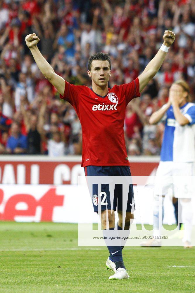 Sebastien Corchia (Lille) FOOTBALL : OSC Lille vs Grasshopper Club Zürich - Champions League, third qualifying round - 05 08 2014 GwendolineLeGoff