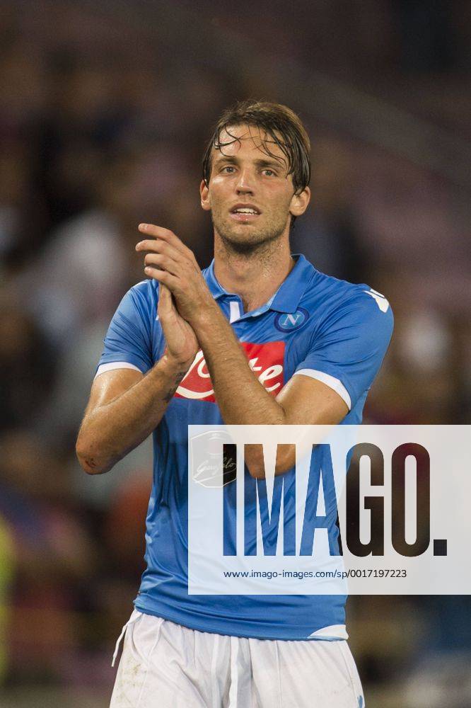 Michu (Napoli), AUGUST 6, 2014 - Football Soccer : Pre-season friendly match between SSC Napoli 1-0 FC Barcelona at Stade de Geneve in Geneva, Switzerland. Noxthirdxpartyxsales (ptmb062013)