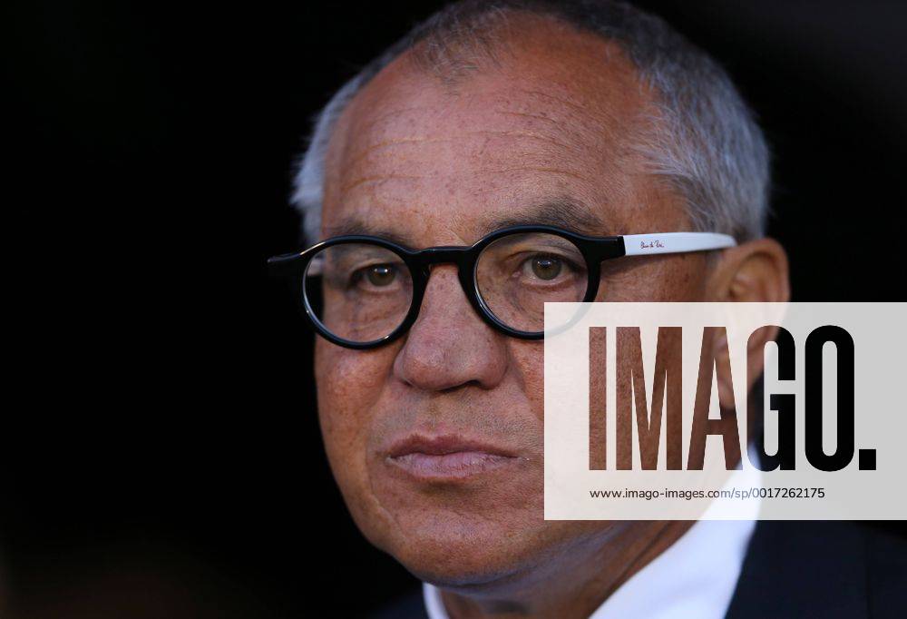 Fulham s Felix Magath looks on - Sky Bet Championship - Fulham vs Wolverhampton Wanderers - Craven Cottage - London - England - 20th August 2014 - Picture David Klein Sportimage .