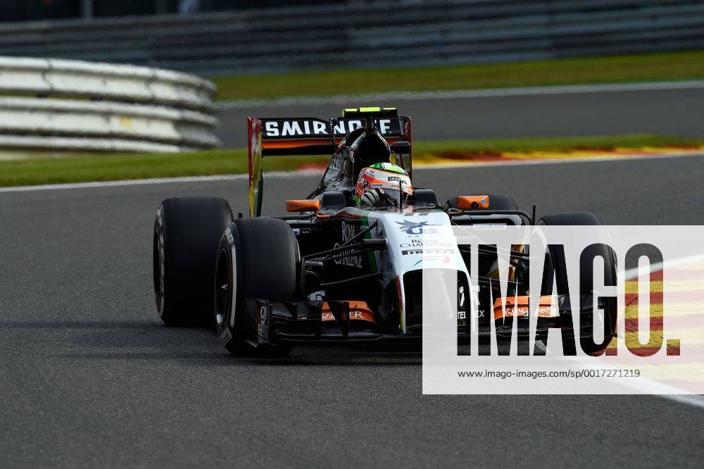 Sergio Perez, Sahara Force India F1, formula 1 GP, Belgien in Spa, 22.08.2014 - Sergio Perez, formula 1 GP, Belgien,