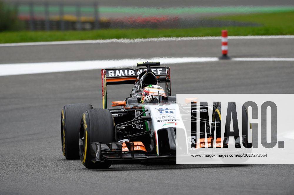 Sergio Perez, Sahara Force India F1, formula 1 GP, Belgien in Spa, 22.08.2014 - Sergio Perez, formula 1 GP, Belgien,