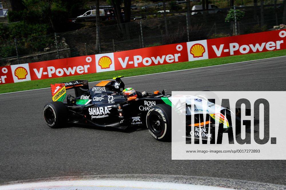 Sergio Perez, Sahara Force India F1, formula 1 GP, Belgien in Spa, 22.08.2014 - Sergio Perez, formula 1 GP, Belgien,