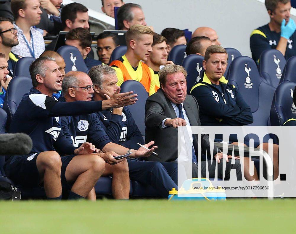 QPR s Harry Redknapp looks on dejected - Barclays Premier League - Tottenham vs Queens Park Rangers - White Hart Lane - London - England - 24th August 2014 - Picture David Klein Sportimage .