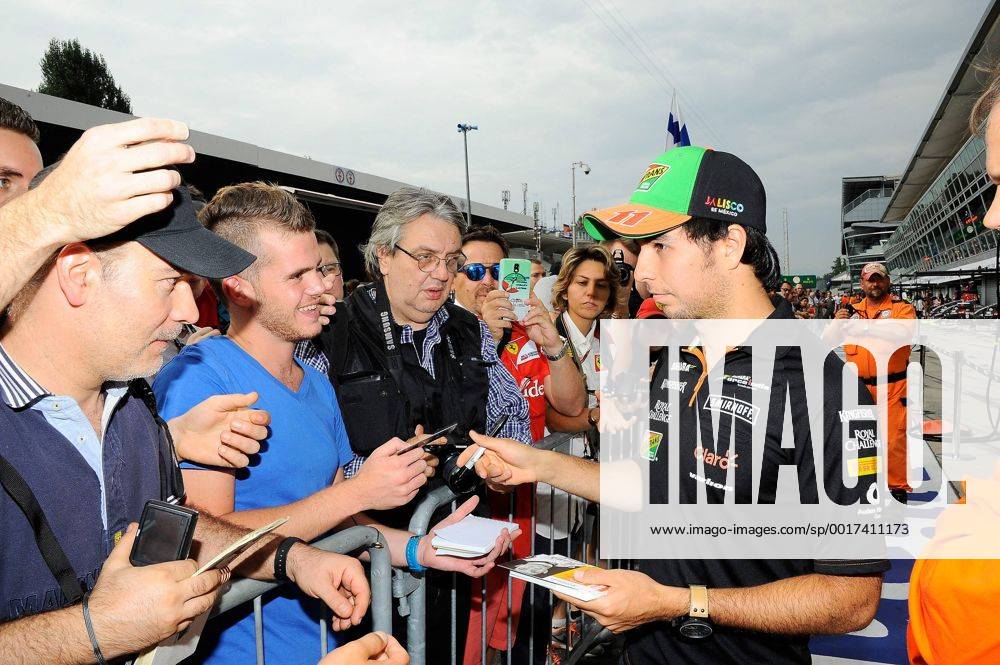 Sergio Perez, Sahara Force India F1, formula 1 GP, Italien in Monza, 06.09.2014 Photo:mspb Lukas Gorys Sergio Perez, formula 1 GP, Italien,