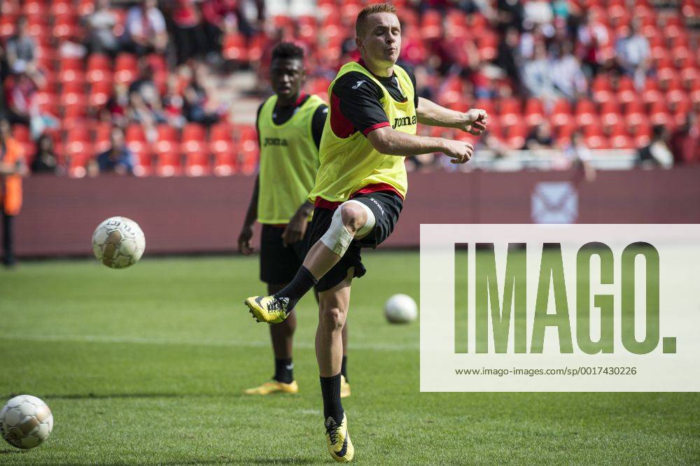 - LIEGE, BELGIUM: Standard d Francois Marquet pictured in action during the family day of Belgian first division soccer team Standard de Liege, Sunday 07 September 2014. JASPERxJACOBS 04309890