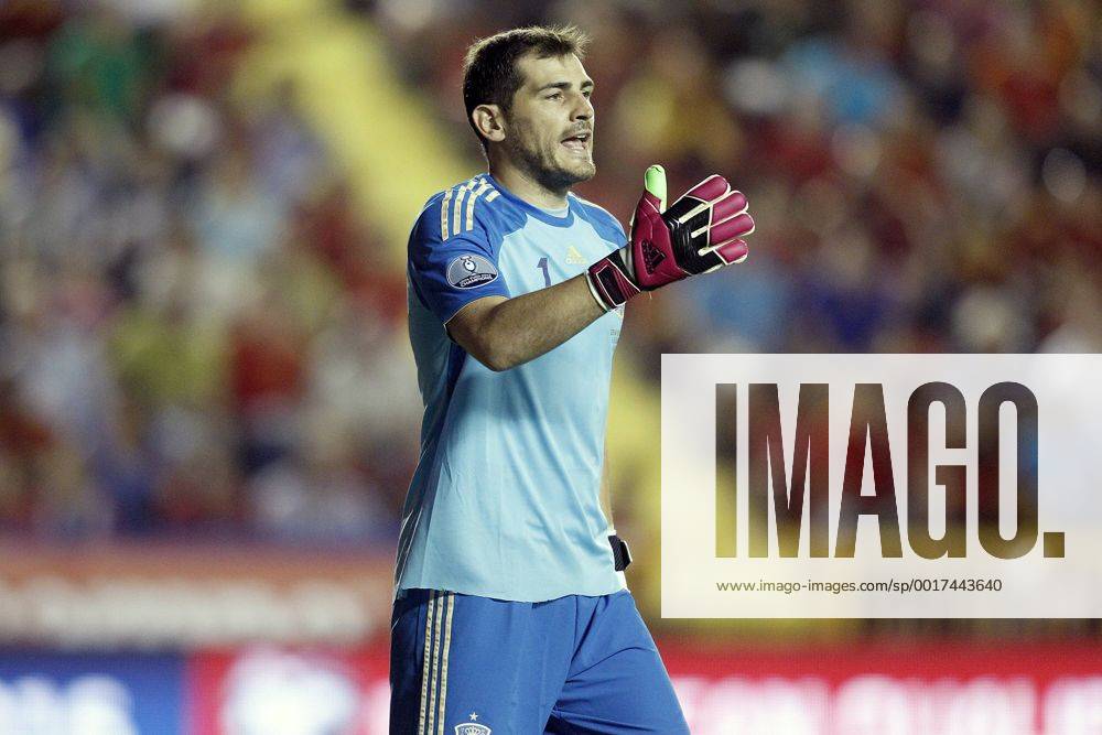Spain s Iker Casillas during 15th UEFA European Championship Qualifying Round match. September 8,2014. (2014090853)