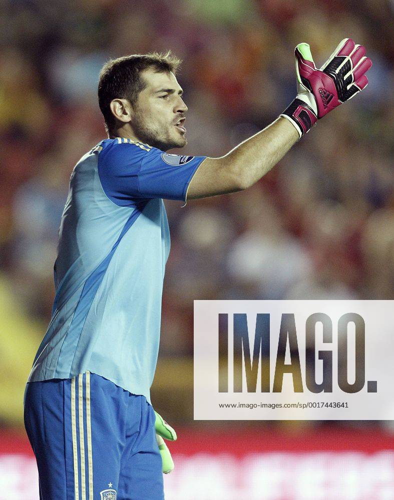 Spain s Iker Casillas during 15th UEFA European Championship Qualifying Round match. September 8,2014. (2014090854)