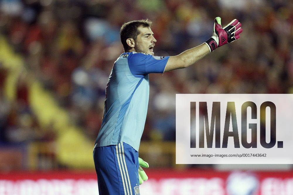 Spain s Iker Casillas during 15th UEFA European Championship Qualifying Round match. September 8,2014. (2014090855)