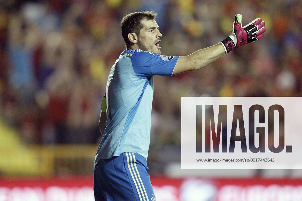 Spain s Iker Casillas during 15th UEFA European Championship Qualifying Round match. September 8,2014. (2014090856)