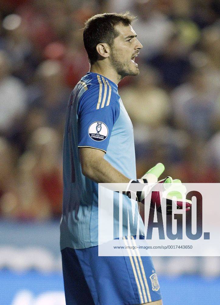 Spain s Iker Casillas during 15th UEFA European Championship Qualifying Round match. September 8,2014. (2014090874)