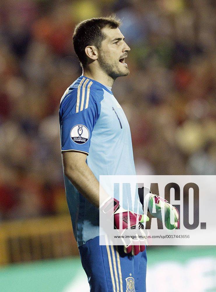 Spain s Iker Casillas during 15th UEFA European Championship Qualifying Round match. September 8,2014. (2014090893)