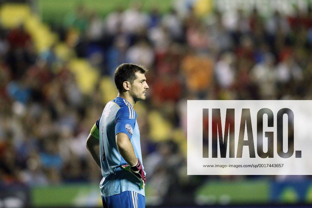 Spain s Iker Casillas during 15th UEFA European Championship Qualifying Round match. September 8,2014. (2014090897)