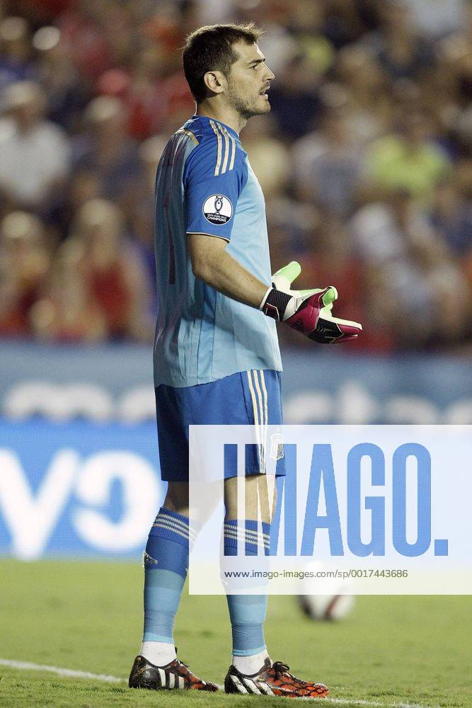 Spain s Iker Casillas during 15th UEFA European Championship Qualifying Round match. September 8,2014. (2014090875)