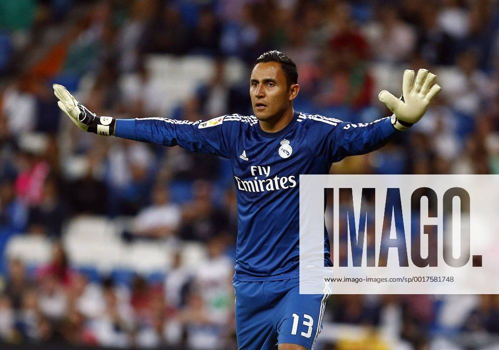 League BBVA match played between Real Madrid and FC Elche. In this picture, Keylor Navas. xBEATRIZxGUZMANx