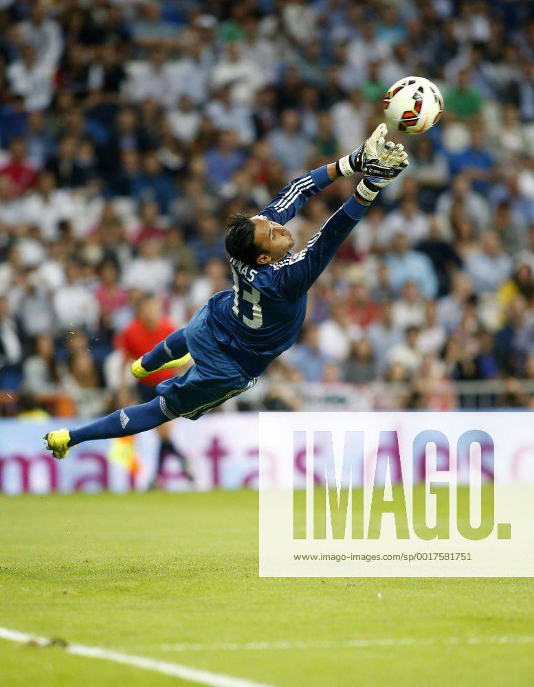 League BBVA match played between Real Madrid and FC Elche. In this picture, Keylor Navas. A.xGARCIAx