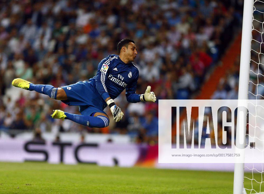 League BBVA match played between Real Madrid and FC Elche. In this picture, Keylor Navas. xBEATRIZxGUZMANx