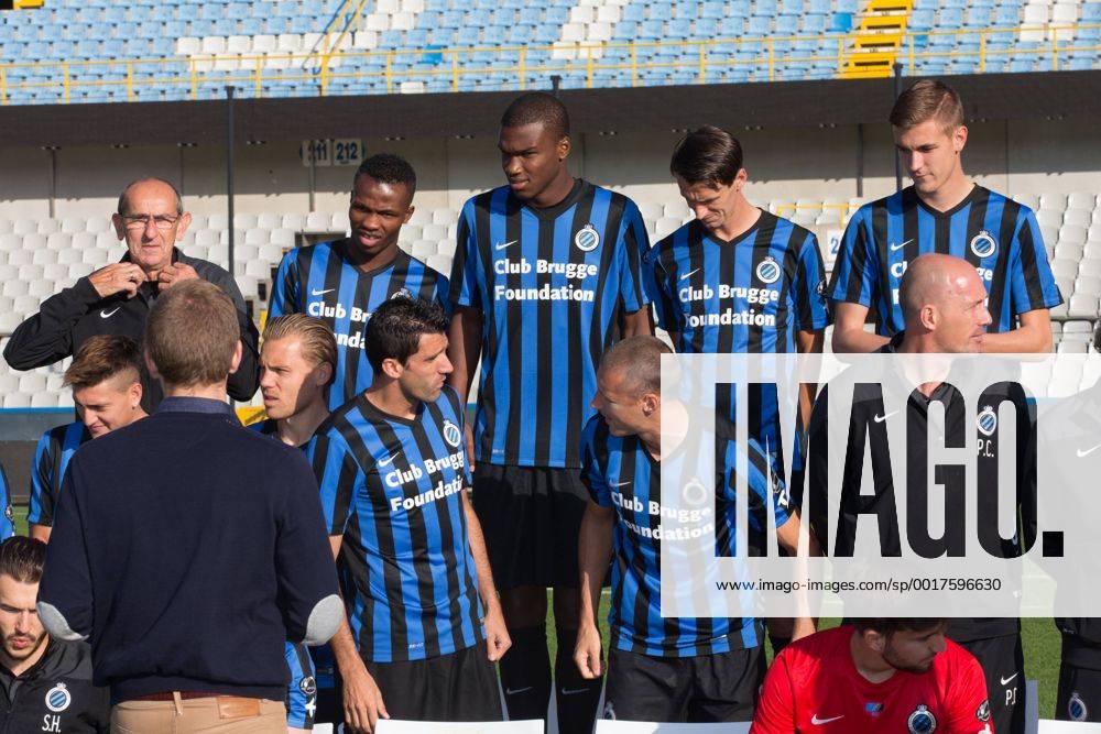 - BRUGGE, BELGIUM: Club s players pictured at the photo shoot for the 2014-2015 season of Belgian first division soccer team Club Brugge KV, Thursday 25 September 2014 in Brugge. KURTxDESPLENTER 04343568