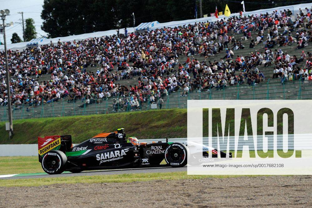 Sergio Perez, Sahara Force India F1, formula 1 GP, Japan in Suzuka, 04.10.2014 Photo:mspb Lukas Gorys Sergio Perez, formula 1 GP, Japan,
