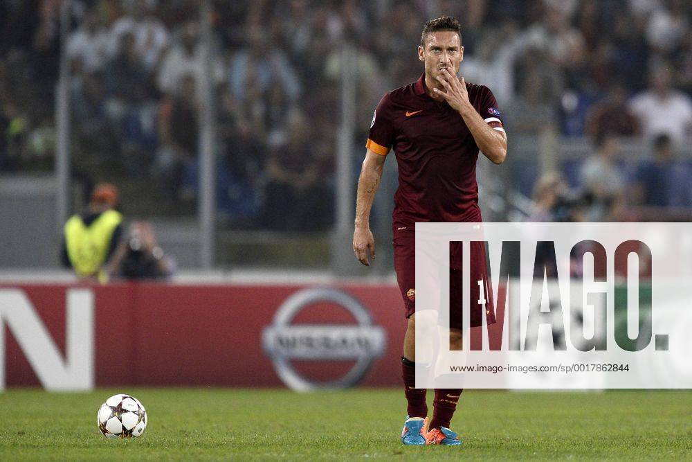 - UEFA Champions League 2014 2015 - AS Rom vs FC Bayern München - Francesco Totti