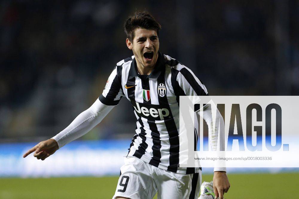 Alvaro Morata Juventus Goal celebration - Empoli 01-11-2014 Stadio Castellani, Football Calcio Serie A 2014 2015 Empoli FC vs Juventus Turin seglingeni