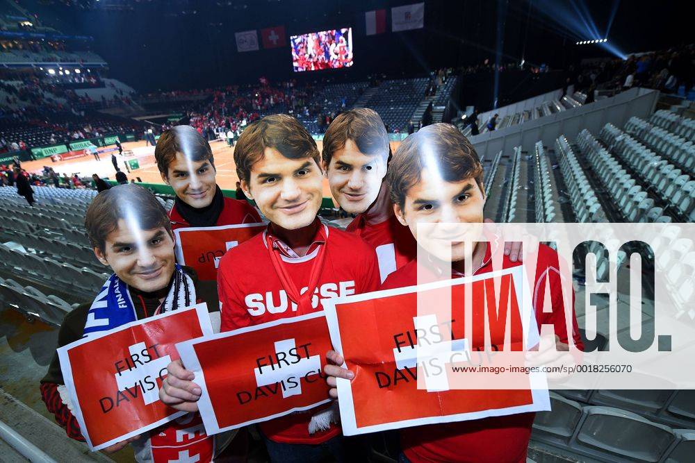 Fans Roger Federer (SUI) Illustration Davis Cup Daviscup (DavisCUP) - Lille 23 11 2014 Tennismagx