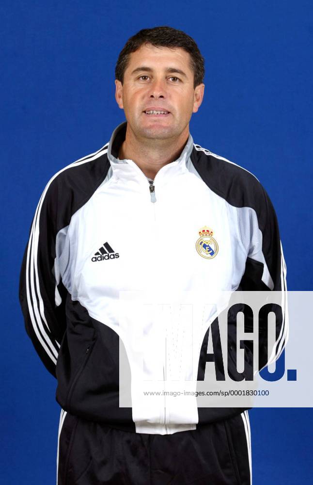 Trainer Juan Ramon Lopez Caro (Real Madrid CF II) - Fußball Herren Segunda Division 2004 2005, 2. Spanische Liga, Real Madrid CF B, 2. Mannschaft, Primera, 1. Einzelbild Madrid