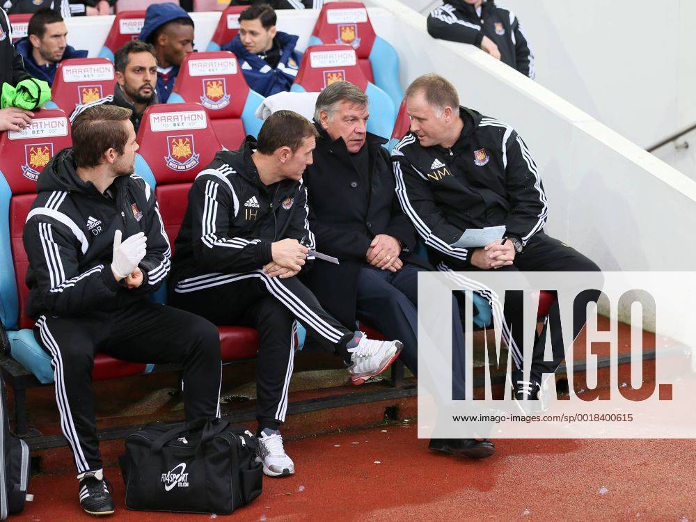 West Ham s Sam Allardyce looks on Barclays Premier League- West Ham United vs Swansea City - Upton Park - England - 7th December 2014 - Picture David Klein Sportimage .