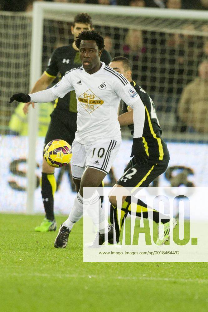 Football - 2014 2015 Premier League - Swansea City vs. Tottenham Hotspur at The Liberty Stadium. COLORSPORT WINSTON BYNORTH