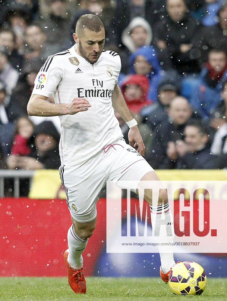 Real Madrid s Karim Benzema during La Liga match.January 31,2015. (20150131147)