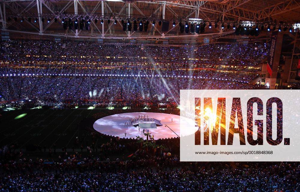 Entertainer Katy Perry performs during the Pepsi Super Bowl XLIX Halftime Show at University of Phoenix Stadium in Glendale, Az. NFL American Football Herren USA FEB 01 Super Bowl XLIX - Halftime Show Icon3171502011979