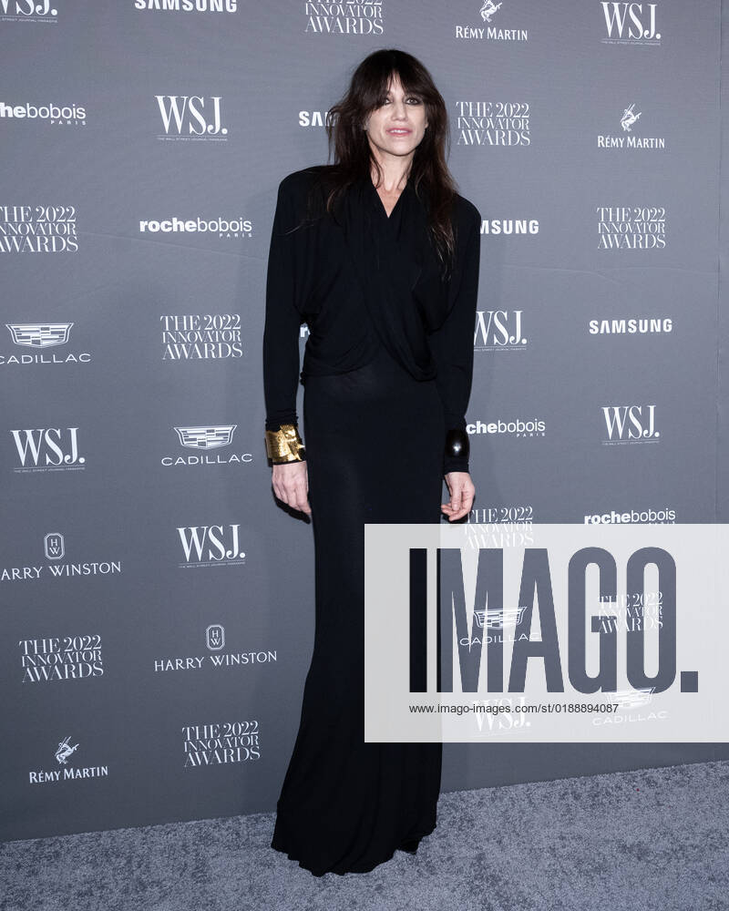 Charlotte Gainsburg arrives on the red carpet for the WSJ. Magazine Innovator Awards at the Museum of Modern Art in New York City on Wednesday, November 2, 2022. 1 NYP20221102562 GabrielexHoltermann