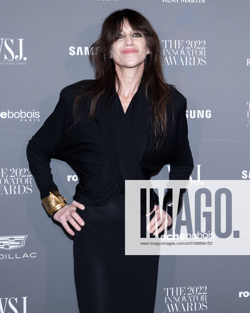 Charlotte Gainsburg arrives on the red carpet for the WSJ. Magazine Innovator Awards at the Museum of Modern Art in New York City on Wednesday, November 2, 2022. 1 NYP20221102563 GabrielexHoltermann