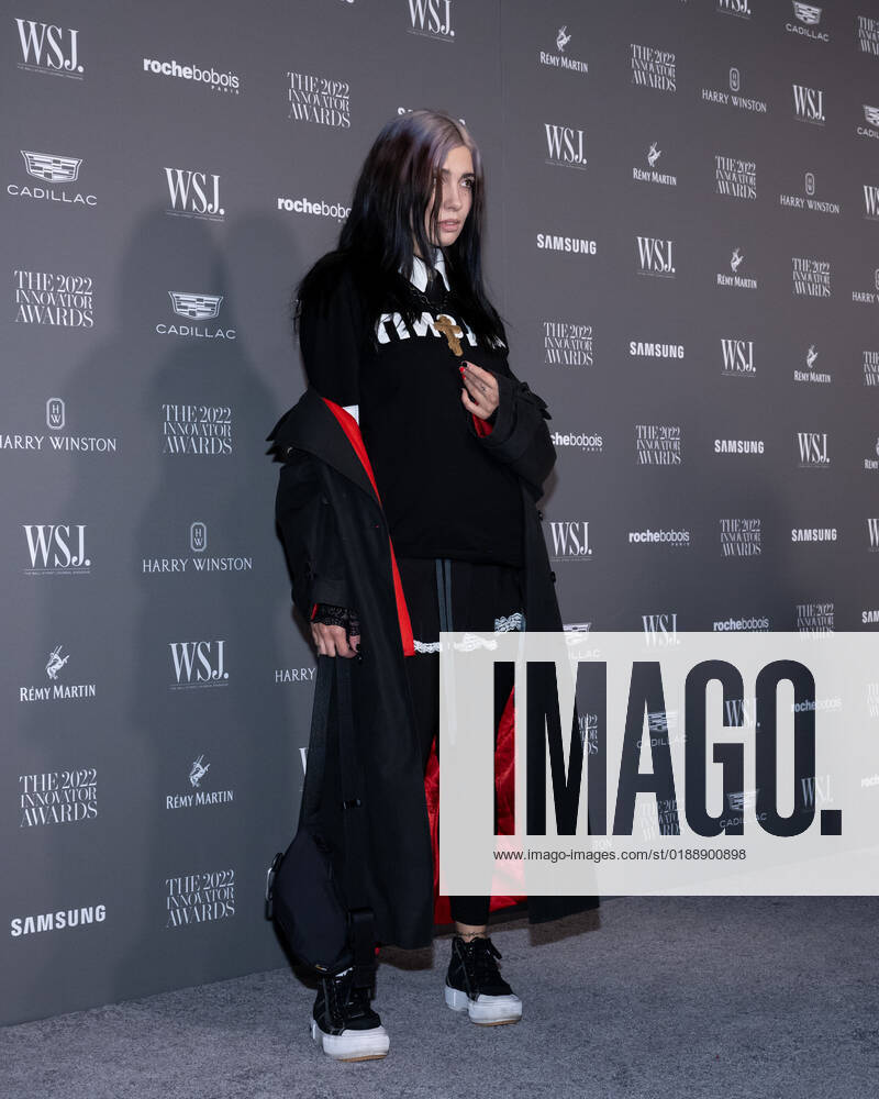 Nadya Tolokonnikova arrives on the red carpet for the WSJ. Magazine Innovator Awards at the Museum of Modern Art in New York City on Wednesday, November 2, 2022. 1 NYP20221102528 GabrielexHoltermann