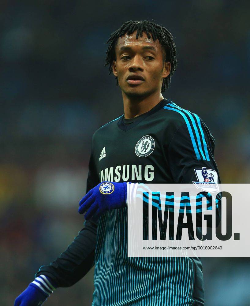 Aktuell Fußball, England, Premier League, Aston Villa - FC Chelsea Juan Cuadrado of Chelsea - Aston Villa vs. Chelsea - Barclay s Premier League - Villa Park - Birmingham - 07 02 2015 Pic Philip Oldham Sportimage .