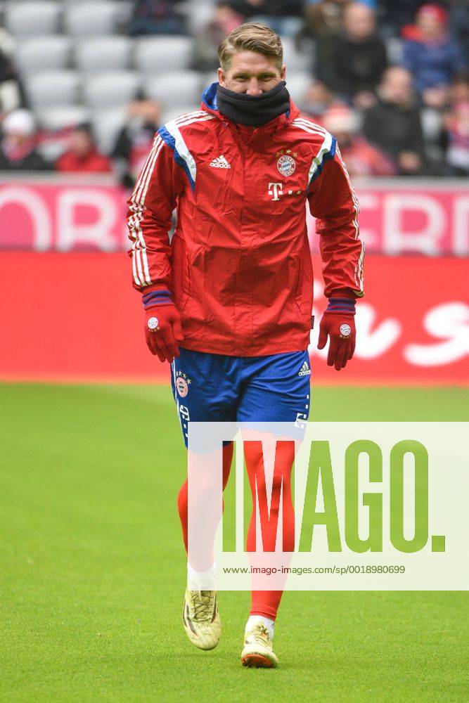 Samstag 14.02.2015, 1. Bundesliga, Saison 2014 2015, 21. Spieltag , FC Bayern Muenchen - Hamburger SV, Hamburg, HSV, Bastian SchWEINSTEIGER (FC Bayern Muenchen) 31 DeFodi09-503-00475