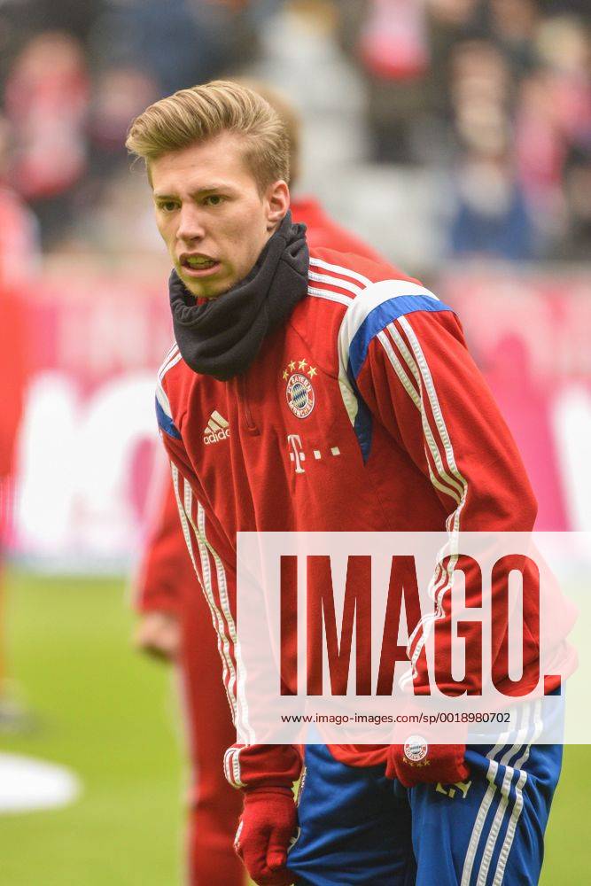 Samstag 14.02.2015, 1. Bundesliga, Saison 2014 2015, 21. Spieltag , FC Bayern Muenchen - Hamburger SV, Hamburg, HSV, Mitchell WEISER (FC Bayern Muenchen) 30 DeFodi09-503-00483