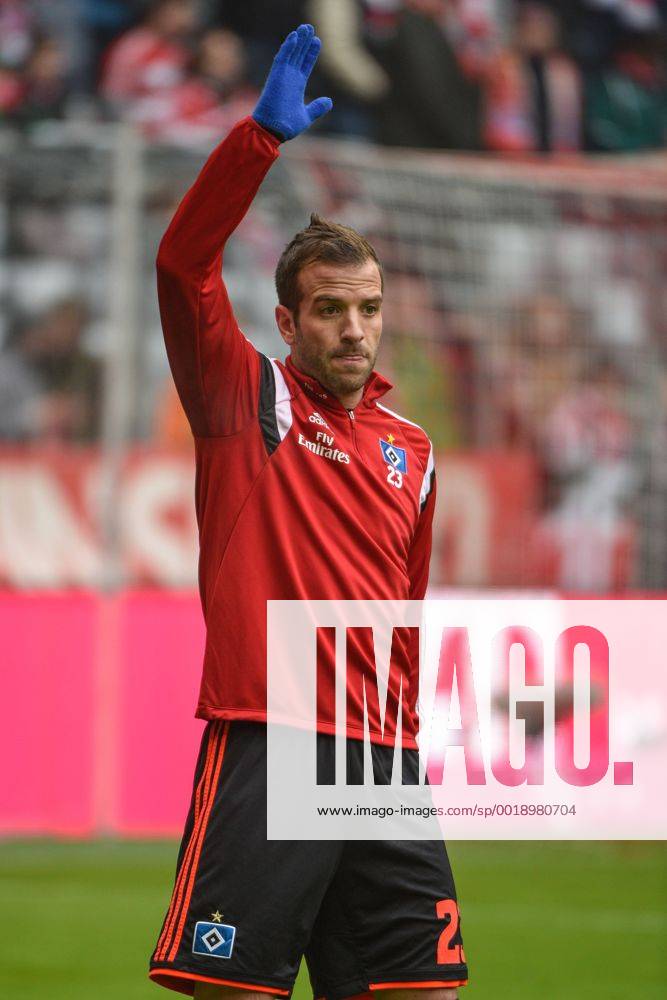 Samstag 14.02.2015, 1. Bundesliga, Saison 2014 2015, 21. Spieltag , FC Bayern Muenchen - Hamburger SV, Hamburg, HSV, Rafael VAN DRR VAART (Hamburger SV) 23 DeFodi09-503-00485