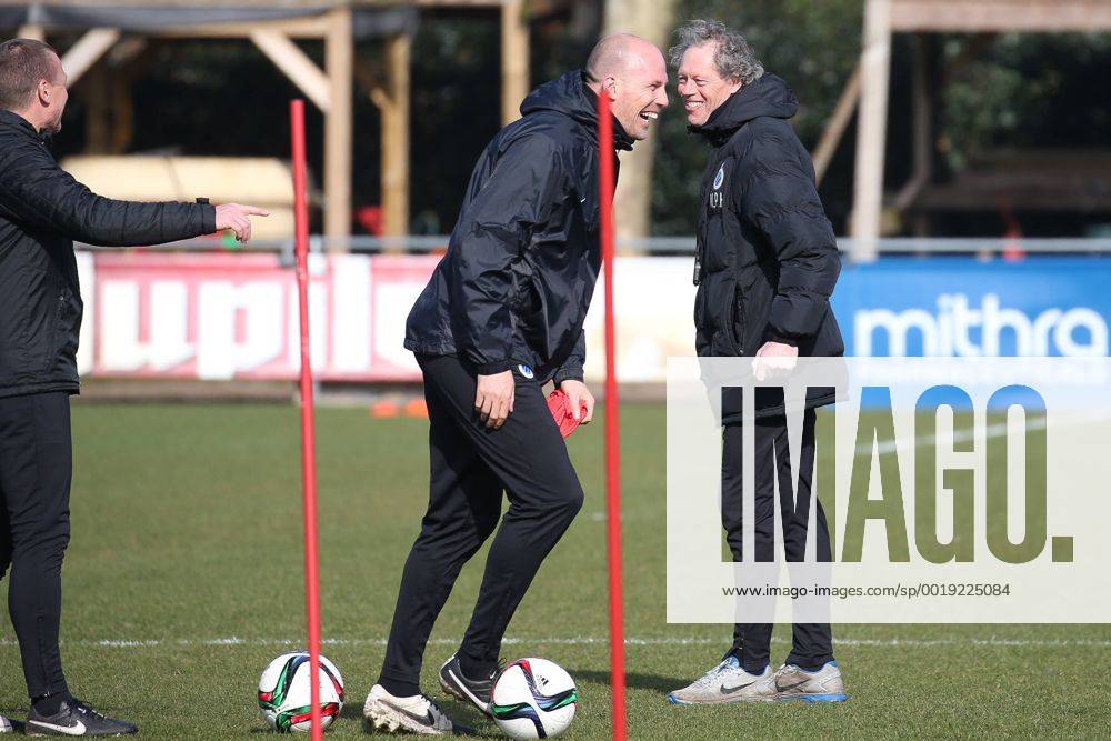 - BRUGGE, BELGIUM: Club s assistant coach Philippe Clement and Club s head coach Michel Preud homme pictured during a training session of Belgian first division soccer team Club Brugge KV in Brugge, Wednesday 11 March 2015. Tomorrow Club is playing Turkish team Besiktas in the first leg of the 1 8th finals of the Europa League tournament. BRUNOxFAHY x04584242x