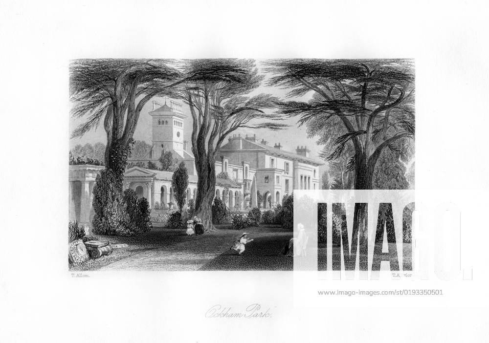 Ockham Park, Surrey, 19th century.Artist: TA Prior
