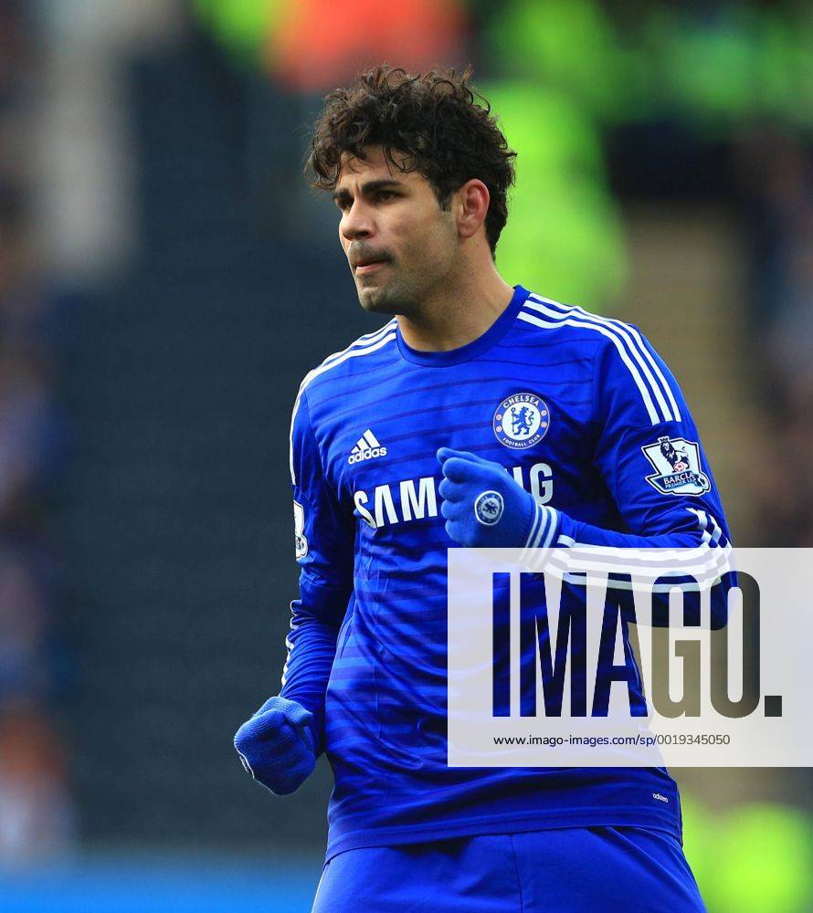 Diego Costa of Chelsea celebrates scoring his sides second goal - Hull City vs. Chelsea - Barclay s Premier League - KC Stadium - Hull - 22 03 2015 Pic Philip Oldham Sportimage .